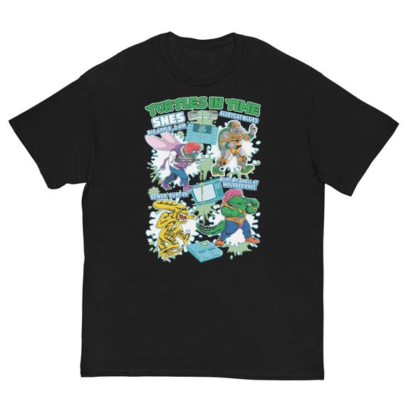 Camiseta Turtles in Time - SNES