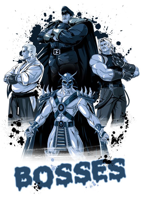 Camiseta Gamer Classic - Bosses