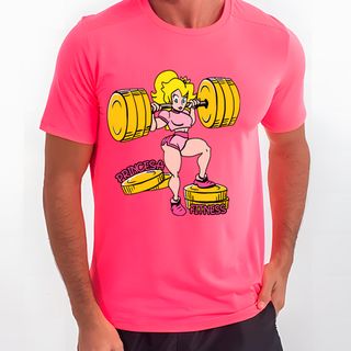 Princesa Fitness Peach - Mario | Camiseta Sport UV
