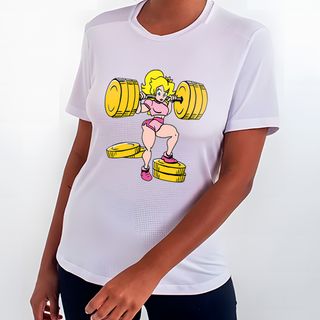 Princesa Peach - Mario | Camiseta Feminina Sport UV