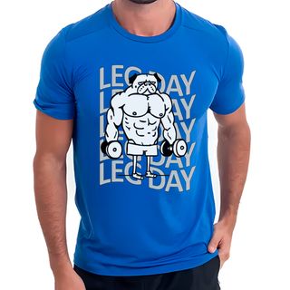 Nome do produtoDog Leg Day | Camiseta Sport UV