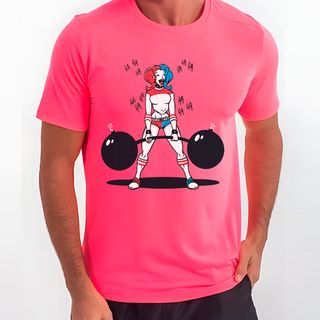Arlequina Treinando | Camiseta Sport UV
