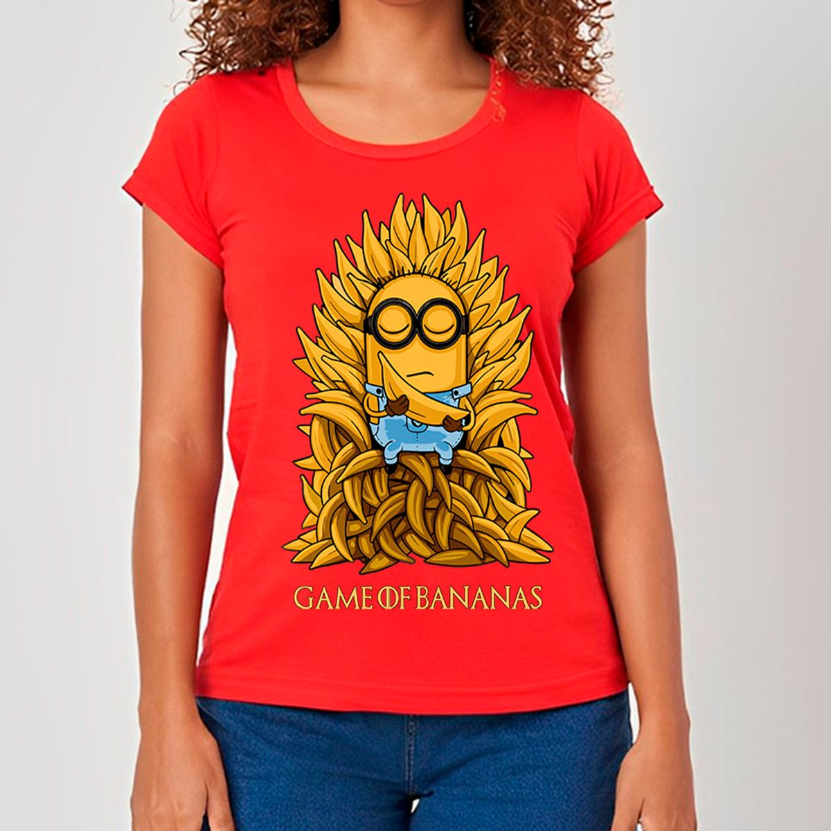 Nome do produto: Minions em Game Of Thrones | Camiseta Feminina