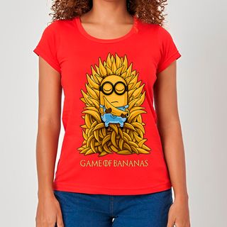 Nome do produtoMinions em Game Of Thrones | Camiseta Feminina
