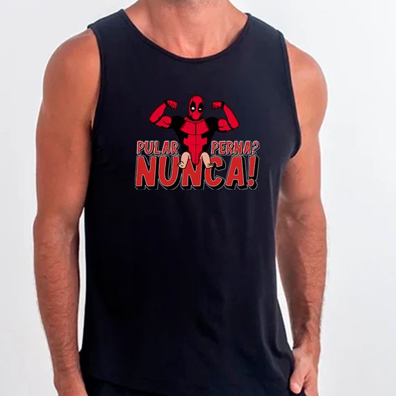 Deadpool Treino de Perna - | Regata Sport UV