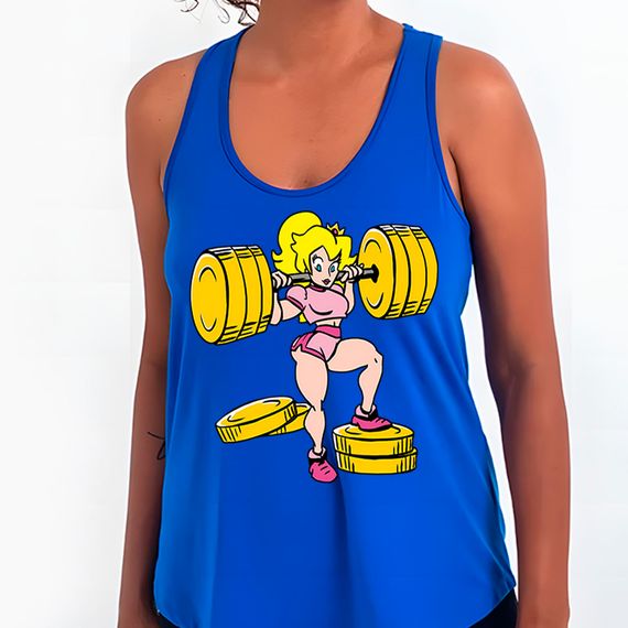 Princesa Peach - Mario | Regata Sport UV Feminina