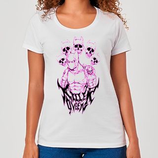 Nome do produtoKiller Queen Stand - Jojo's Bizarre Adventure | Camiseta Feminina