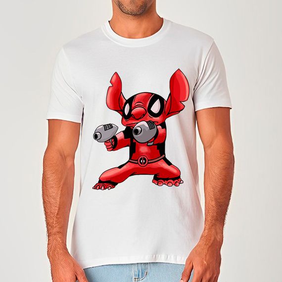 Stitch - Deadpool | Camiseta Unissex