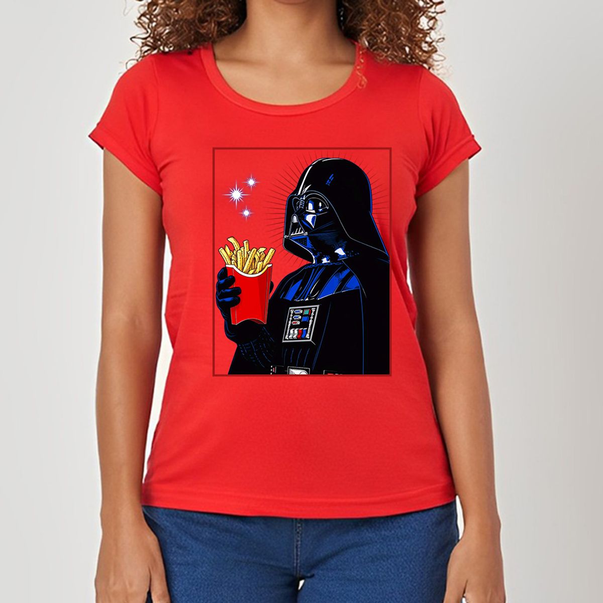 Nome do produto: Darth Vader Batatas | Star Wars - Camiseta Feminina