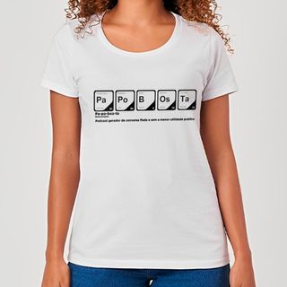 Nerdola v2 | Papo Bosta - Camiseta Feminina