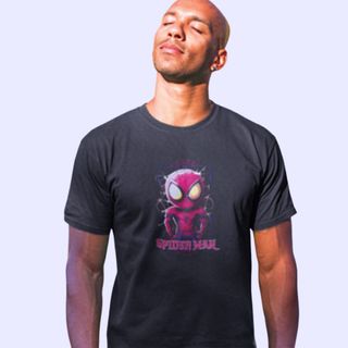 Nome do produtoMini Homem Aranha - Camiseta Unissex