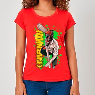 Denji - Chaisaw Man | Camiseta Feminina