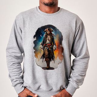 Capitão Jack Sparrow | Pirata dos Caribe - Moletom