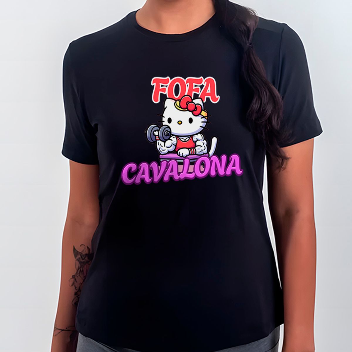 Nome do produto: Hello Kitty Maromba v2 | Camiseta Feminina Sport UV