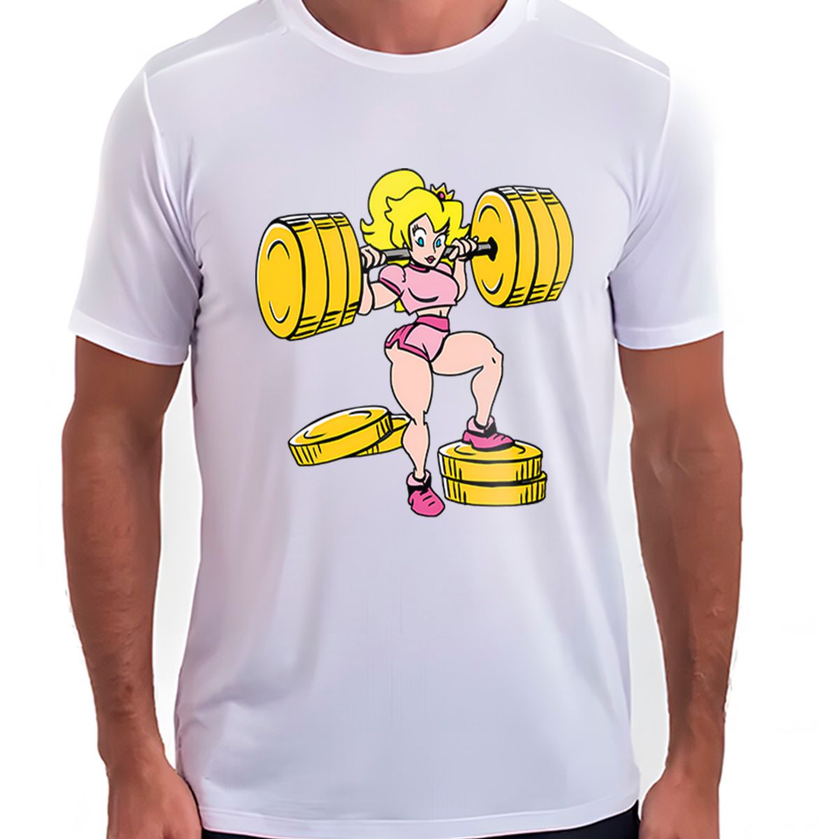Nome do produto: Princesa Peach - Mario | Camiseta Sport UV