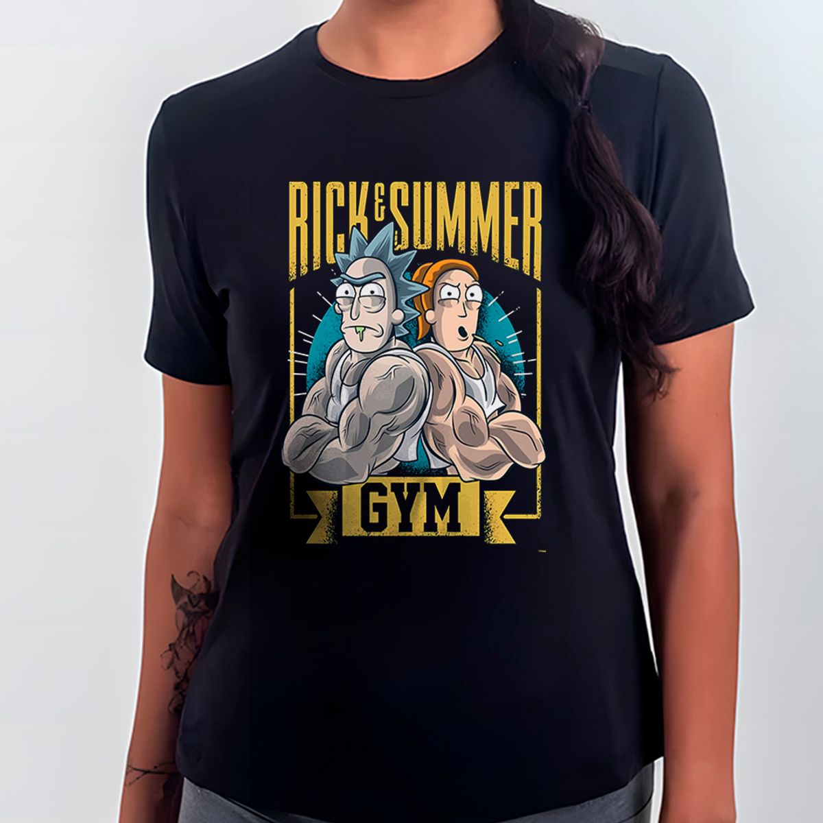 Nome do produto: Rick e Summer - Rick and Morty | Camiseta Feminina Sport UV