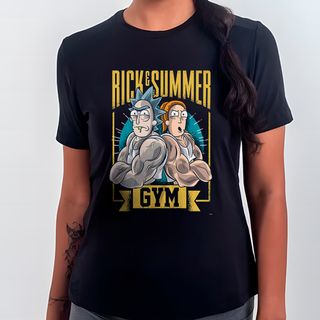 Rick e Summer - Rick and Morty | Camiseta Feminina Sport UV