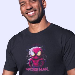 Nome do produtoMini Homem Aranha - Camiseta Unissex
