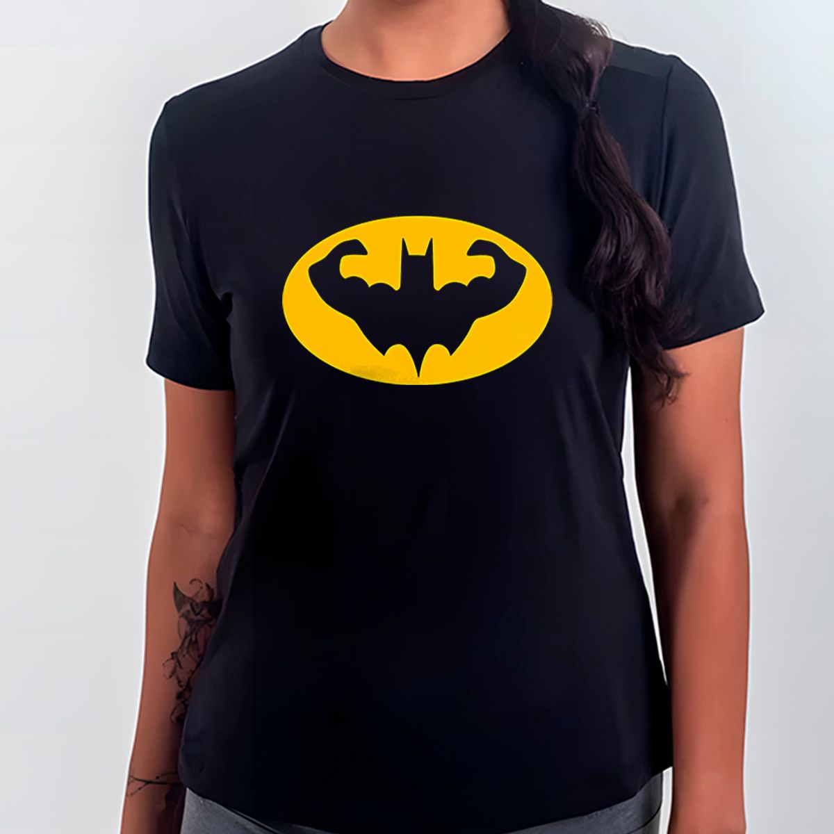 Nome do produto: Batman Musculoso | Camiseta Feminina Sport UV
