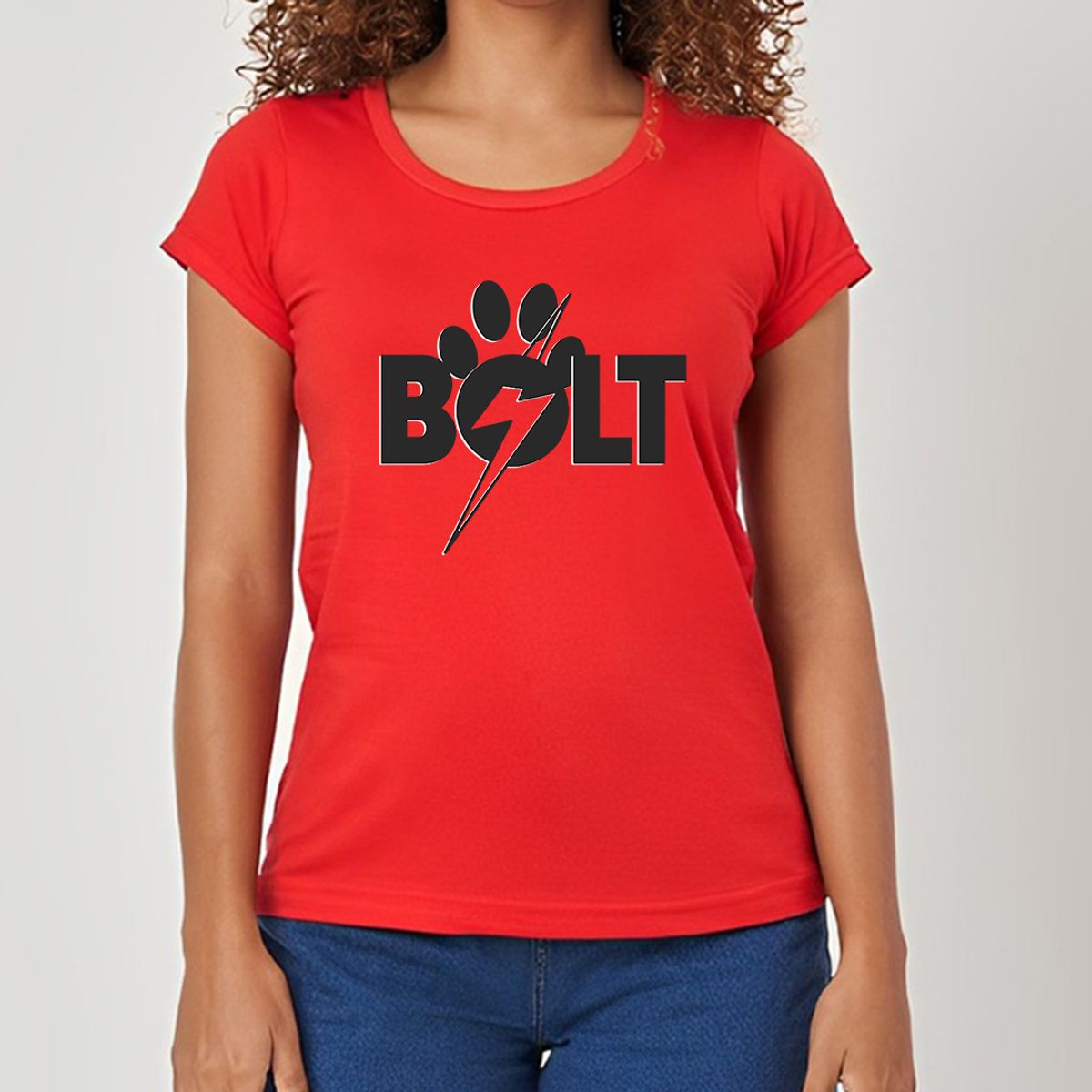 Nome do produto: Bolt Super cão - Camiseta Feminina