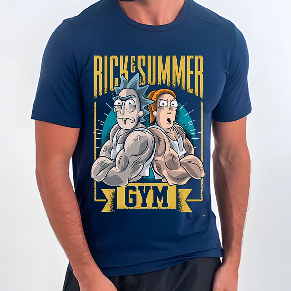 Nome do produto: Rick e Summer - Rick and Morty | Camiseta Sport UV