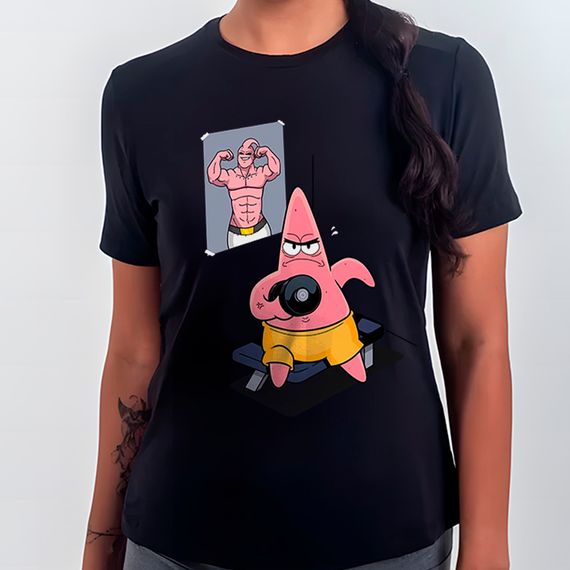 Patrick Treino v2 - Bob Esponja | Camiseta Feminina Sport UV