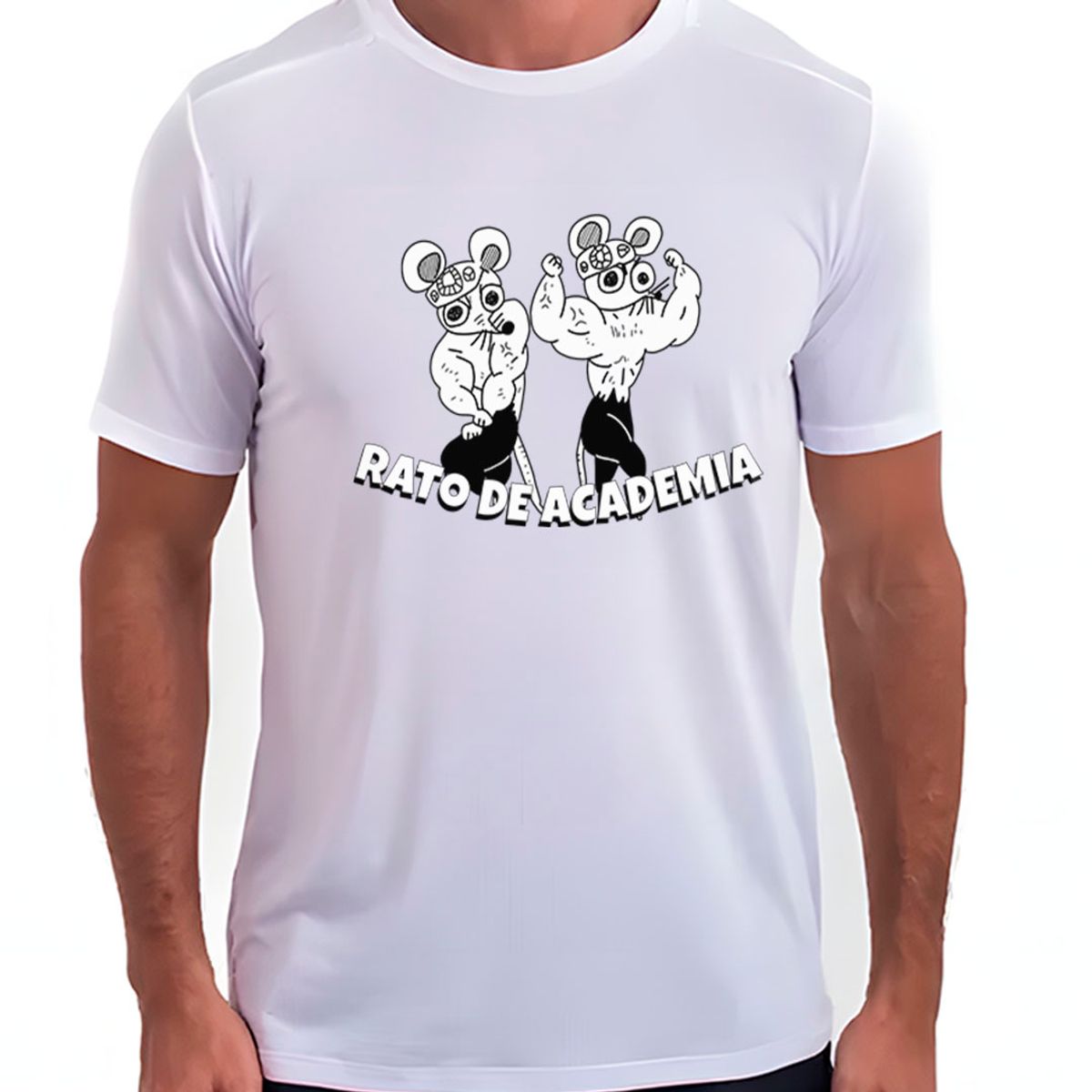 Nome do produto: Rato de Academia - Ratos Demon Slayer | Camiseta Sport UV