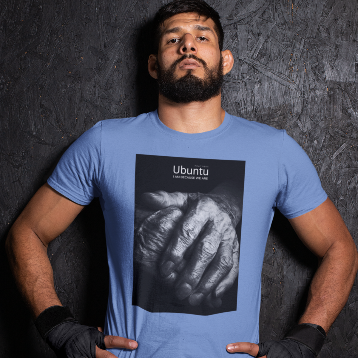 Nome do produto: Camiseta Unissex Estonada - Ubuntu Tired Hands