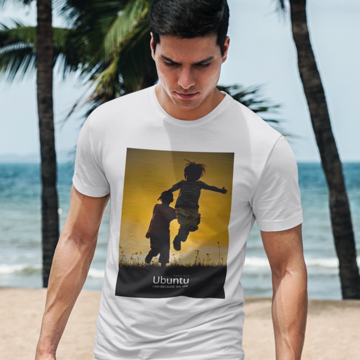 Nome do produto: Camiseta Unissex - Ubuntu Yellow Jump