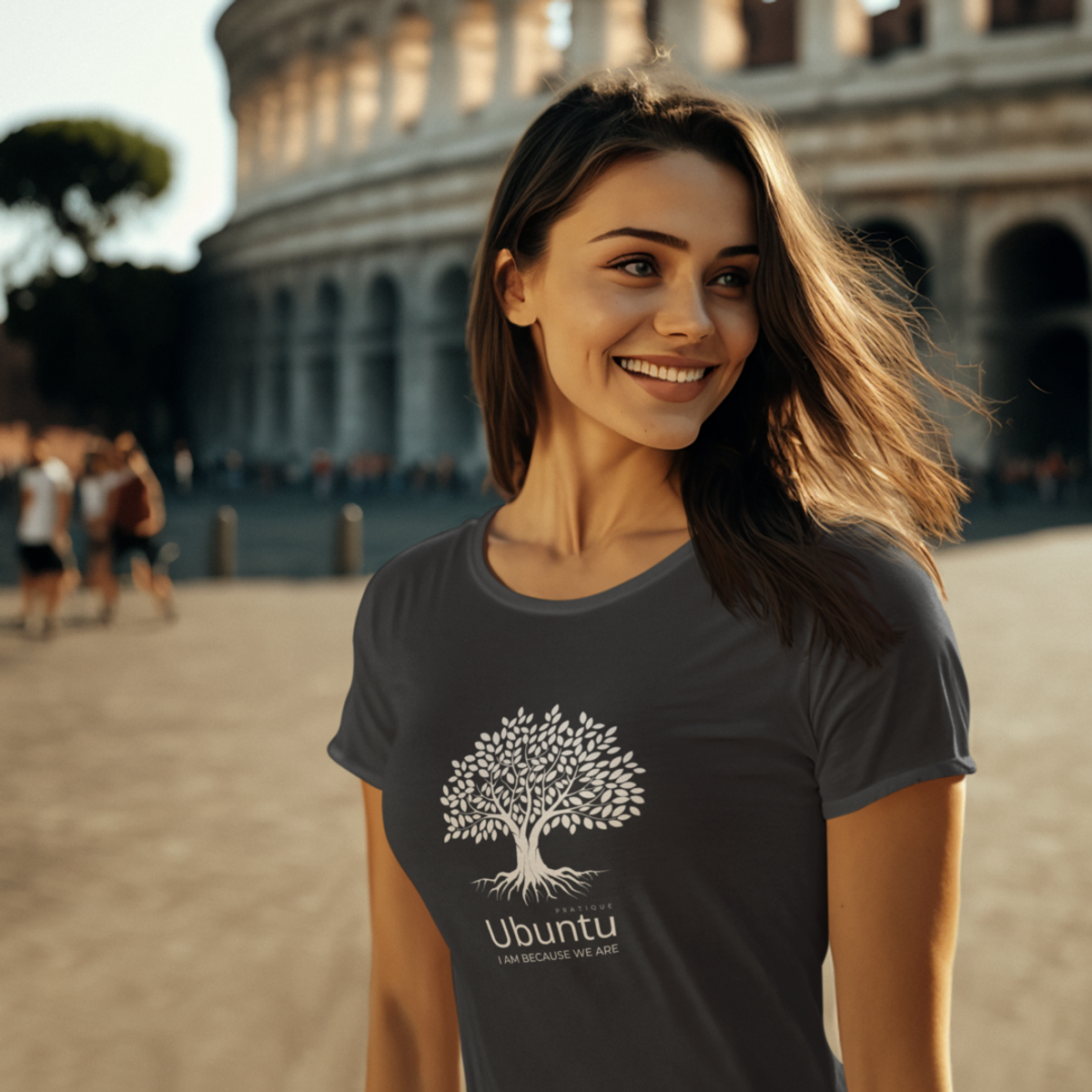 Nome do produto: Camiseta Feminina Estonada - Ubuntu Roots