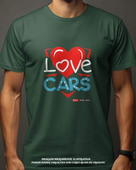 CAMISETA PIMA (ESTAMPA LOVE CARS)