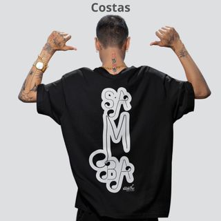 Nome do produtoCamiseta Masculina Oversized - Samba