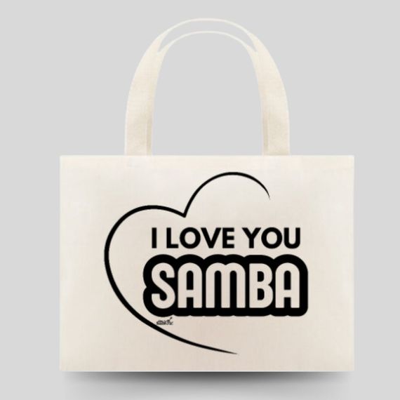 Eco Bag Grande - I Love You Samba