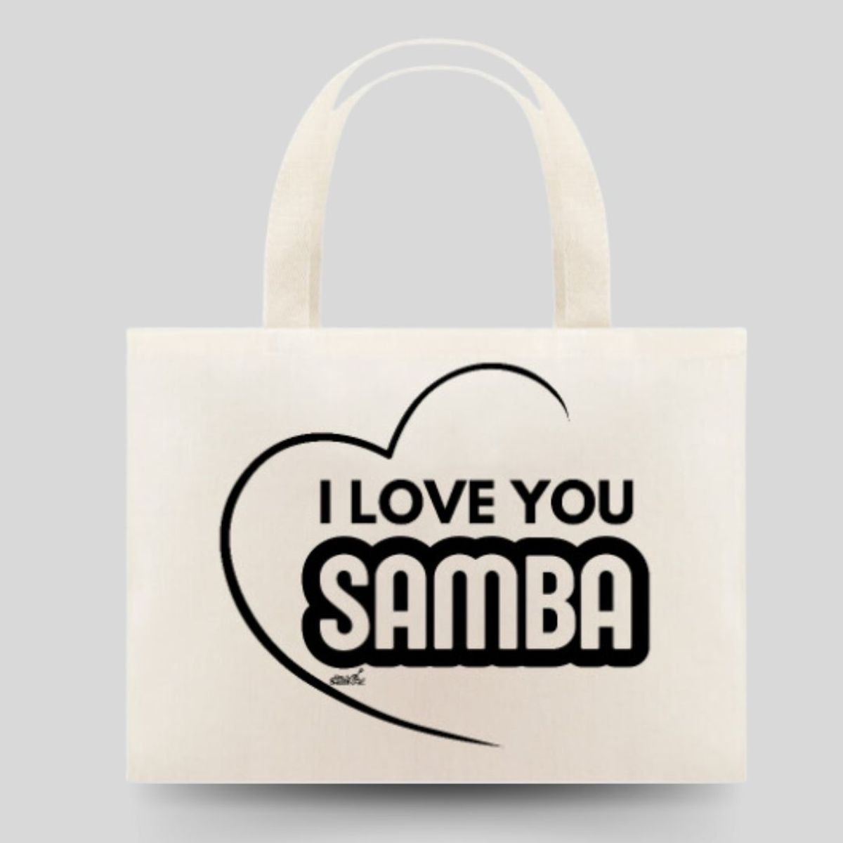 Nome do produto: Eco Bag Grande - I Love You Samba