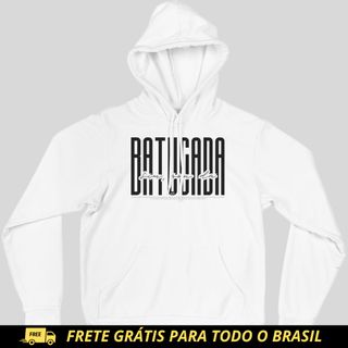 Nome do produtoBlusão de Moletom Canguru - Sim Sou da Batucada