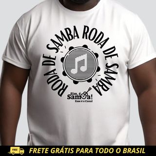 Camiseta Plus Size - Roda de Samba