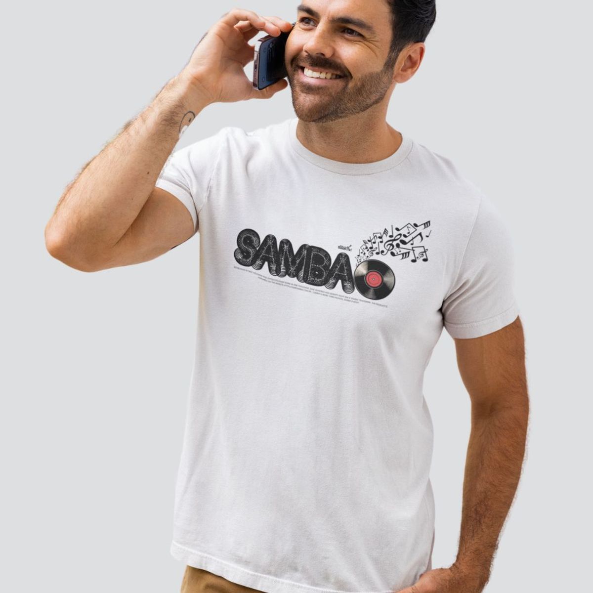 Nome do produto: Camiseta Prime Masculina - Sambão 