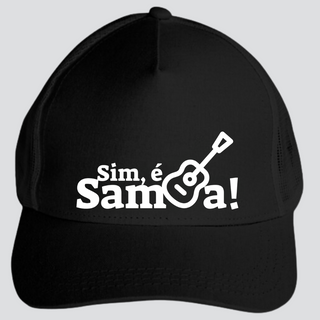 Nome do produtoBoné Americano com Tela - Sim é Samba