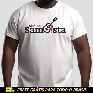 Nome do produtoCamiseta Plus Size - Sim Sou Sambista