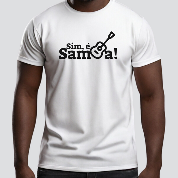 Camiseta Masculina Clássica - Sim, é Samba!