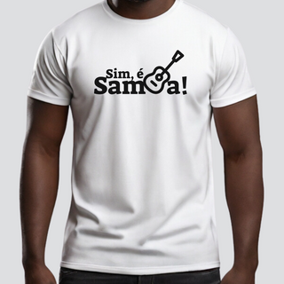 Camiseta Masculina Clássica Sim é Samba
