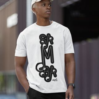 Nome do produtoCamiseta Clássica Masculina - Samba - Cor Branca