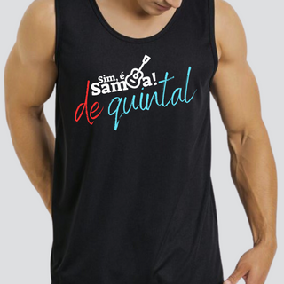 Camiseta Regata Masculina - Sim é Samba de Quintal