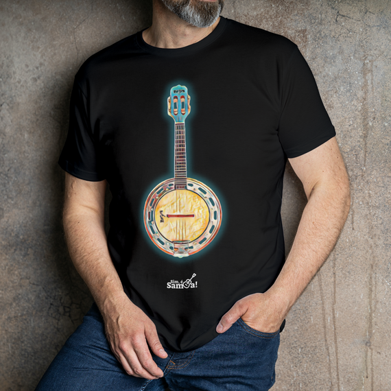 Camiseta Clássica Masculina - Banjo Sim é Samba
