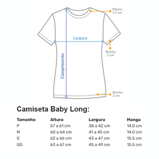 Nome do produtoCamiseta Baby Long Feminina - Carnaval Preto e Branca