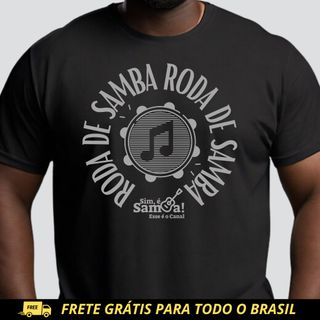 Camiseta Plus Size - Roda de Samba