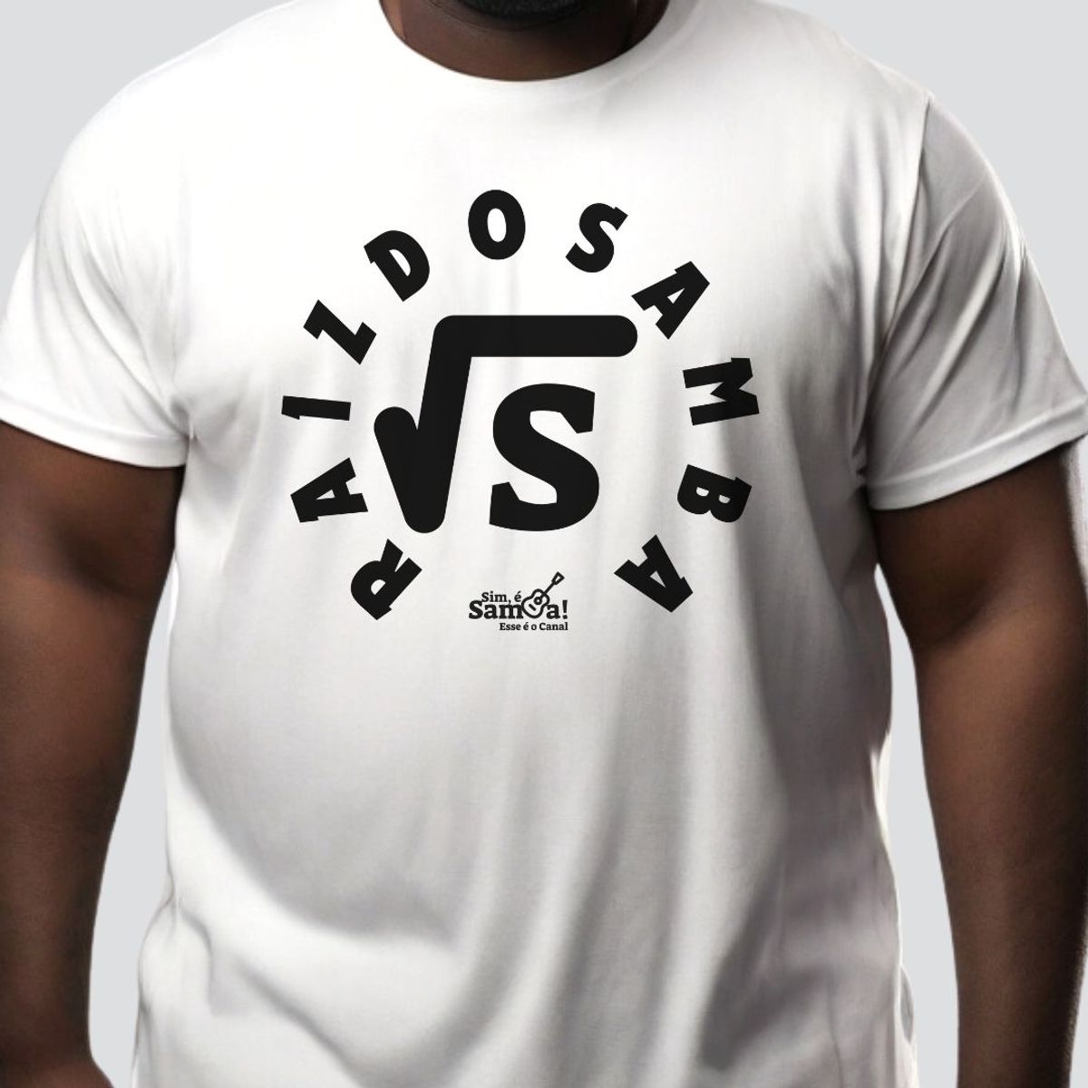 Nome do produto: Camiseta Plus Size - Raiz do Samba 