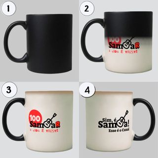 Nome do produtoCaneca Mágica Sem Sambar a Vida é Triste - Sim, é Samba!