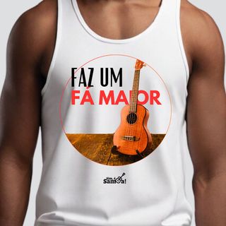 Nome do produtoCamiseta Regata Masculina - Faz Um Fá Maior