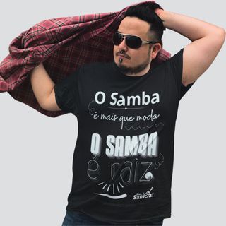 Nome do produtoCamiseta Plus Size - O Samba é Mais Que Moda